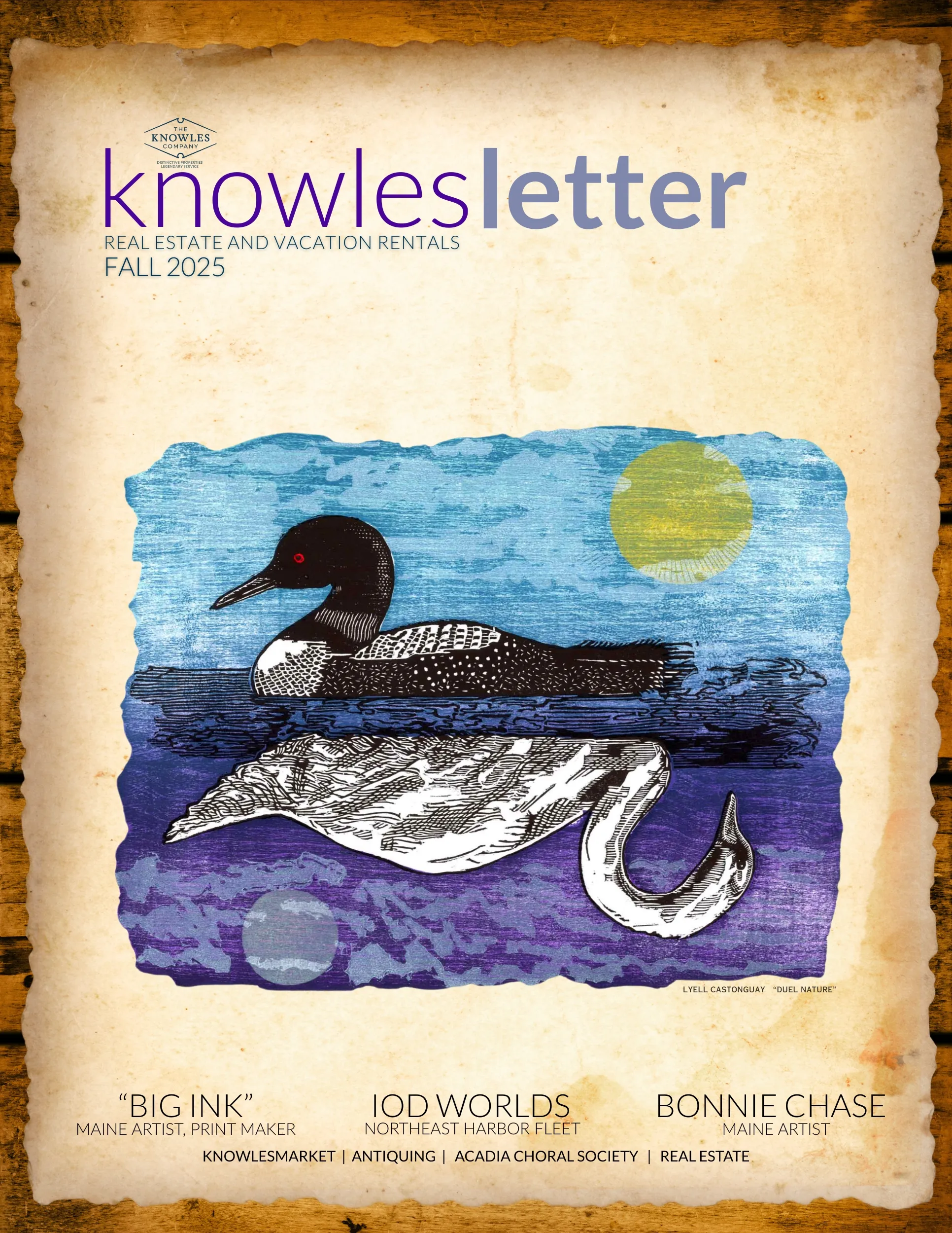 Fall 2025 Knowlesletter